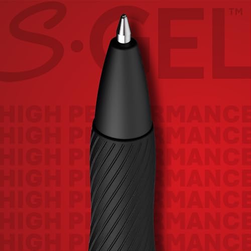 Sharpie S-Gel rubber grip closeup