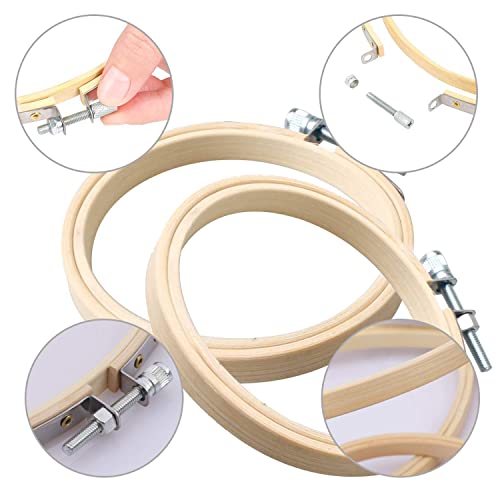 Cldamecy 5 inch bamboo embroidery hoop