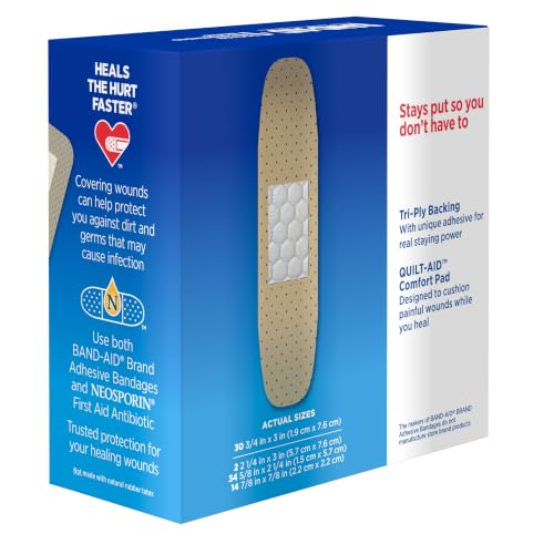 BAND-AID bandage applied to finger
