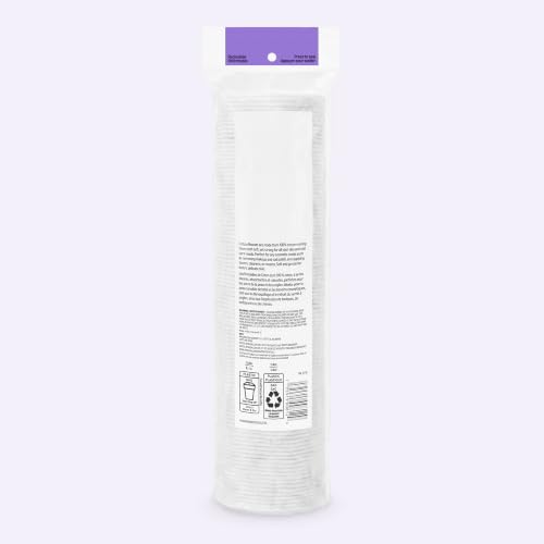 Cotton rounds used for skincare application