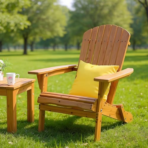 Side profile of VINGLI Teak outdoor chairs