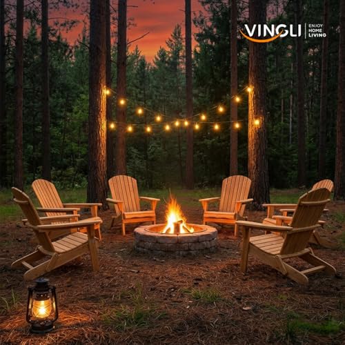 VINGLI Teak chairs on a patio setting