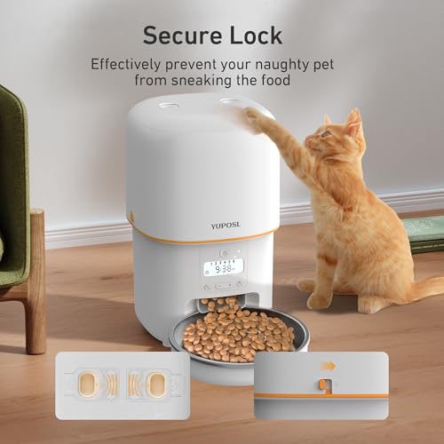 Control panel of Yuposl 3L pet feeder