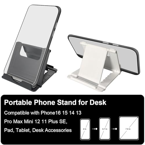 POQOD phone holder collapsed flat for storage