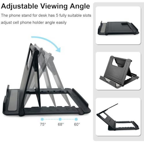 Smartphone placed horizontally on a POQOD stand