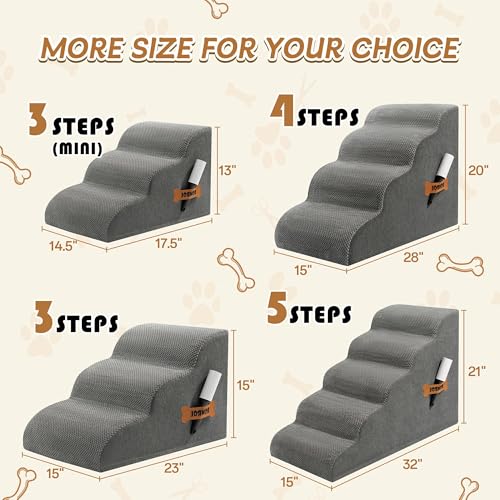 Side profile of ROMROL 3-step stairs