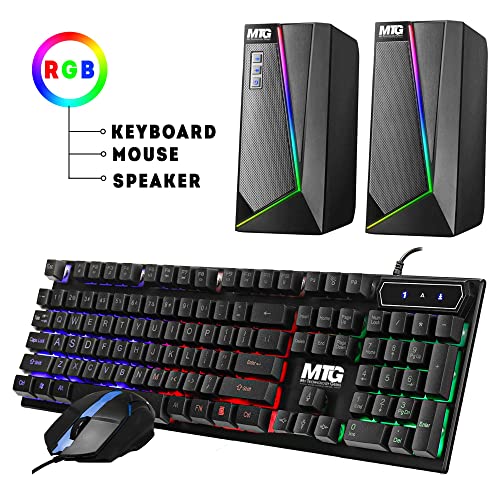 RGB mouse and speaker accessories