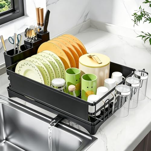 Simple Trending dish rack black view