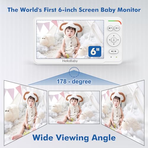 Side view of the HelloBaby HB6560 camera