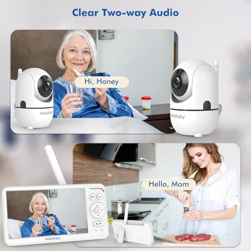 Full HelloBaby HB6560 monitor set with components