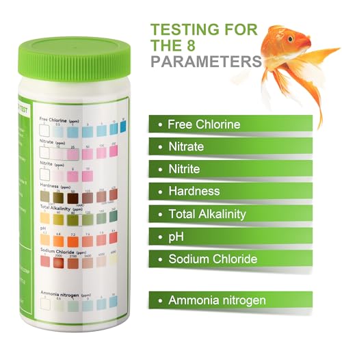 Water testing kit components and bottle