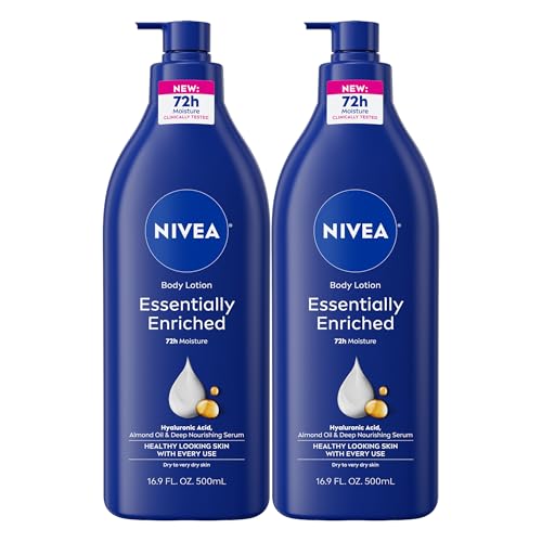 NIVEA Essentially Enriched Body Lotion two pack