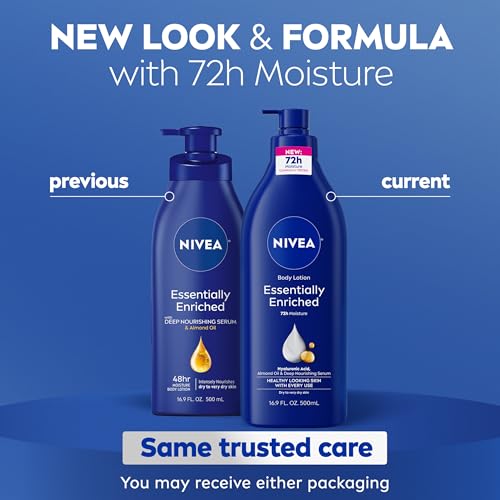 NIVEA lotion pump bottle front view