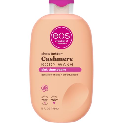 eos Cashmere Body Wash Pink Champagne front view