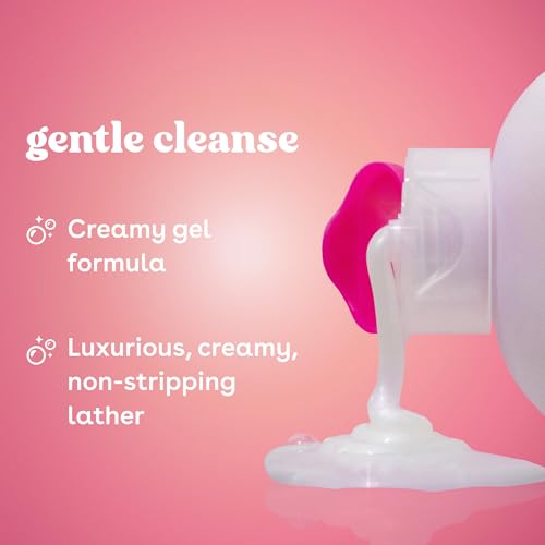 eos Pink Champagne body wash pump dispenser