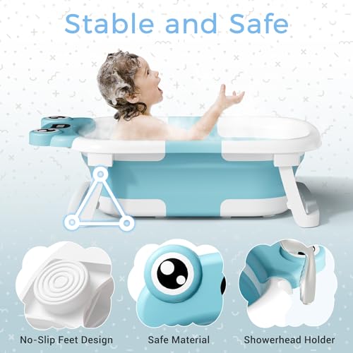 Folded Bunwag baby tub for storage