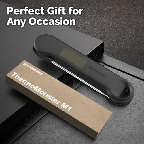 ThermoMonster HT10 black digital meat thermometer retail packaging
