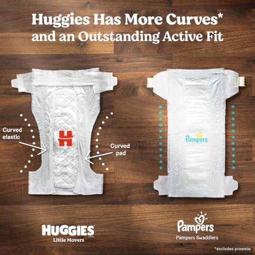 Huggies Little Movers waistband close up