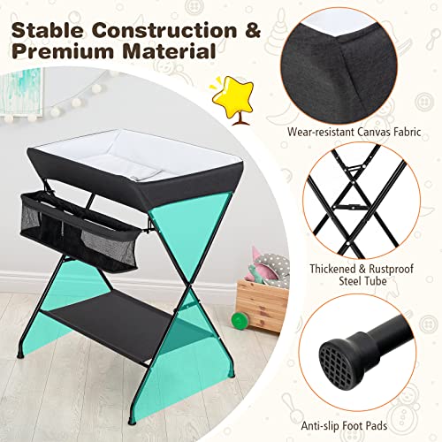 Safety belt detail on Costzon changing table