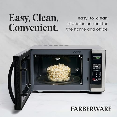 Farberware microwave door handle and finish