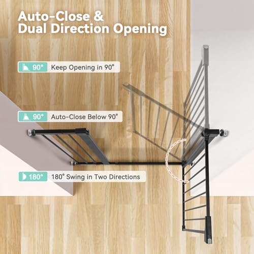 Demonstration of the auto-close swing feature