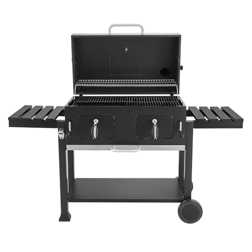 Full VEVOR charcoal grill setup for patio