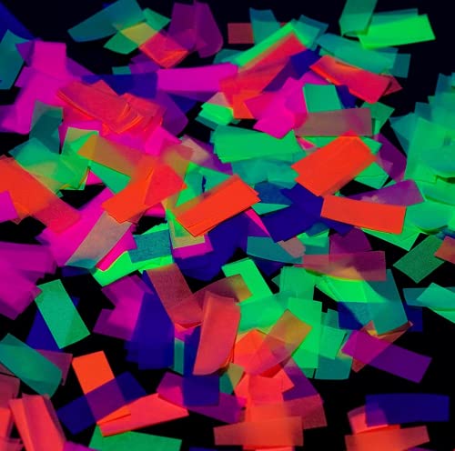 Glow King Blacklight Reactive Paper Confetti
