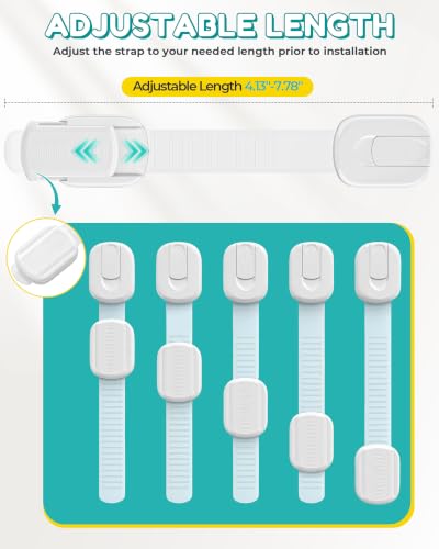 Adjustable strap on Niunuerga baby proofing lock