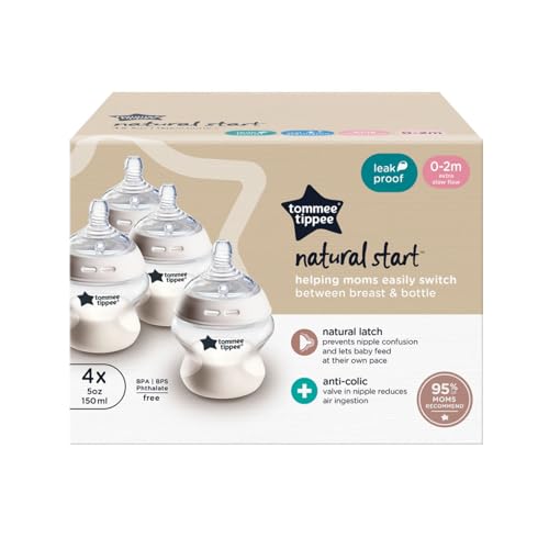Tommee Tippee bottles ready for self-sterilizing