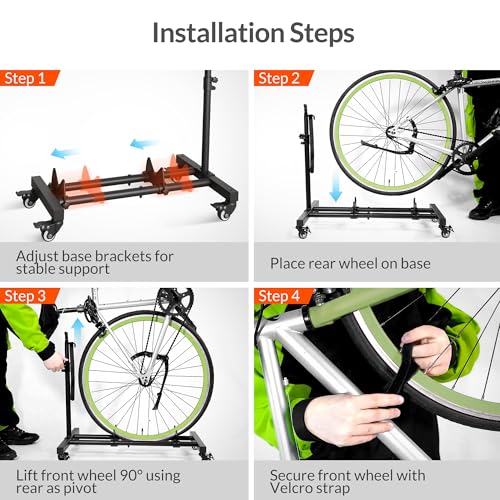 Sttoraboks bike stand in a garage
