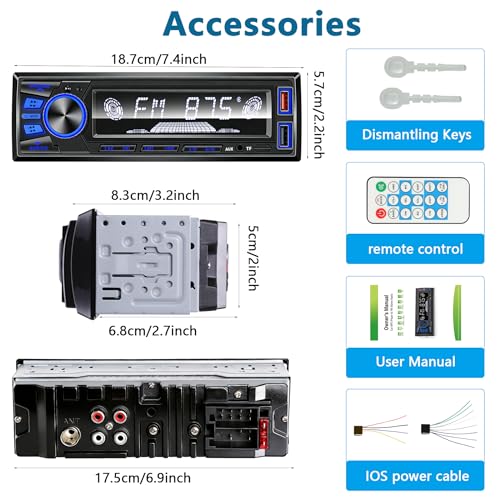 Side profile of the REAKOSOUND universal head unit