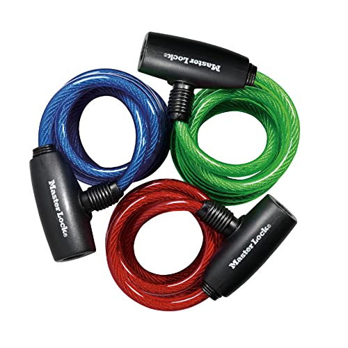 Master Lock 6 ft. cable lock 3-pack set