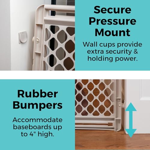 Side view showing adjustment range of plastic gate