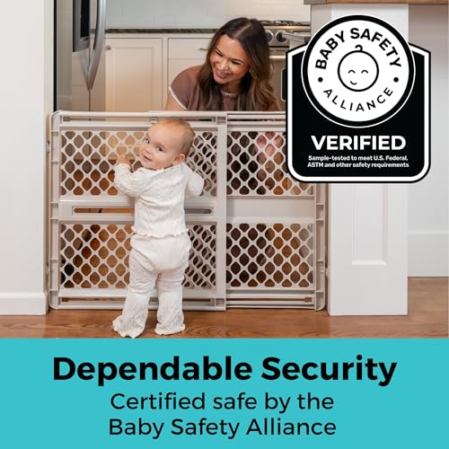 Safety gate extended to full 42 inch width