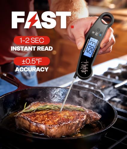 ONFIKY meat thermometer with IP67 waterproof build