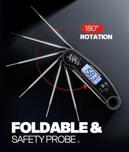 ONFIKY meat thermometer for grilling and cooking