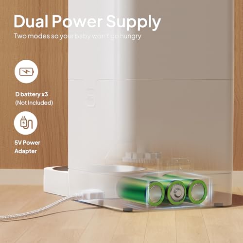 Voluas pet feeder with power cord