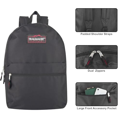 Close up of Trail maker backpack double zippers