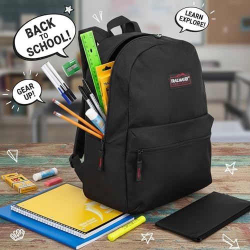 Top double-stitched handle on Trail maker bag