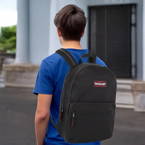 Trail maker backpack showing polyester fabric texture