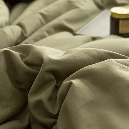 Detail view of pillowcase and comforter stitching