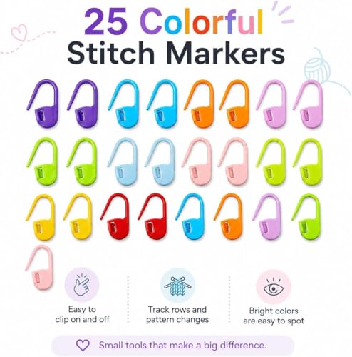 Measuring tape and crochet tools layout