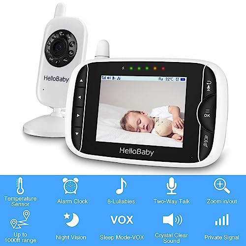 HelloBaby HB32 handheld monitor screen display