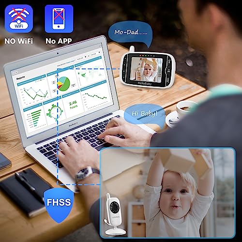 HelloBaby HB32 camera unit with wide-angle lens