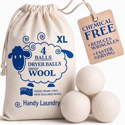 Handy Laundry 4-Pack wool dryer balls