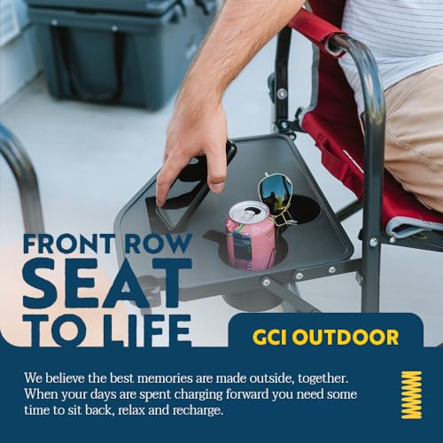 GCI Outdoor chair in a campsite setting