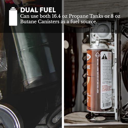Gas One stove with piezo-electric ignition dial