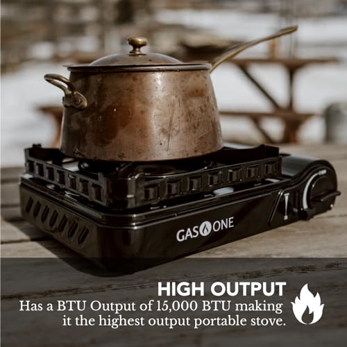 Gas One portable stove in carrying case