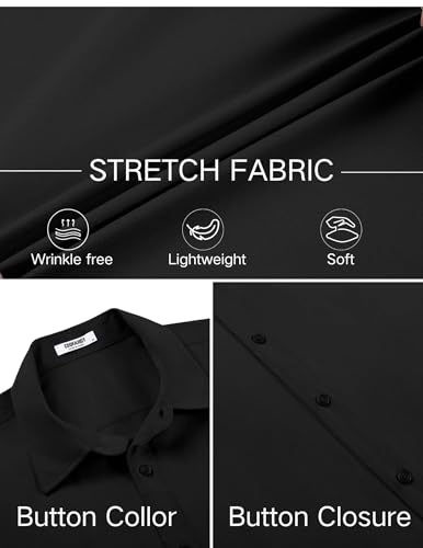 Close-up of COOFANDY stretch fabric texture