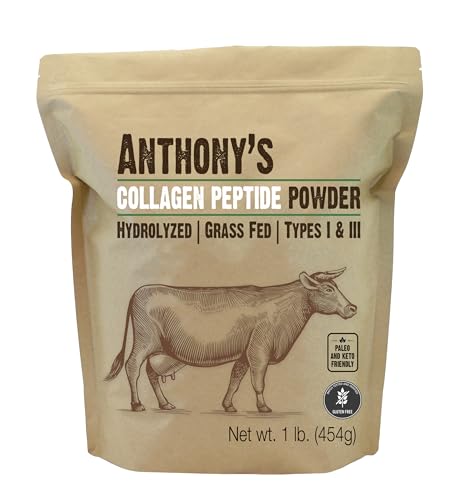 Anthony's Collagen Peptide Powder front label